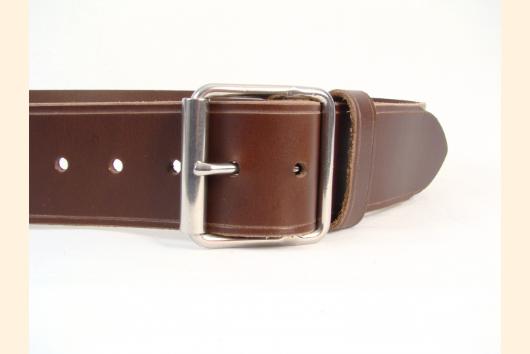 Kilt Belt, Chocolate Brown, Wide Leather Belt