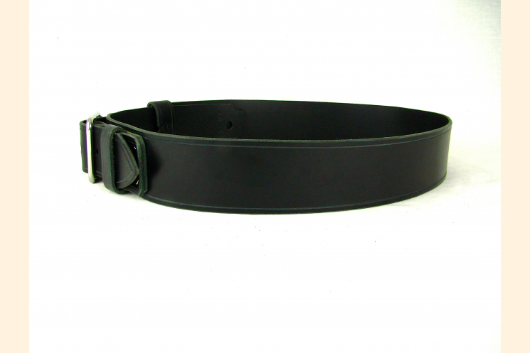 Black Leather Kilt Belt, Vader Style