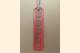 Celtic Bookmark - Red Leather