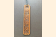 Celtic Bookmark - Yellow Gold Leather