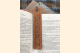 Leather Bookmark, Celtic, Yellow Leather