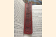 Leather Bookmark, Celtic, Red