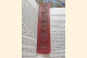 Celtic Bookmark - Red Leather