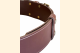 Chocolate Brown Double Buckle Kilt Belt Front Left Detail View
