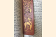Celtic Bookmark with Deer, Leather, Brown and Gold