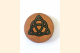 Green Triquetra Magnet with White Background