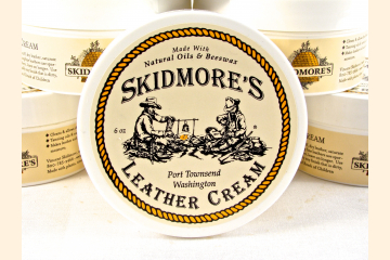 Skidmores Leather Cream, 6 ounce, Leather Cleaner and Care for Leather Maintenance, Fathers Day Gift for Dad