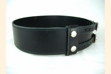 Kilt Belt, Double Buckle Belt, Wide Leather Belt for Kilt Men, 40th Birthday Gift for Man,