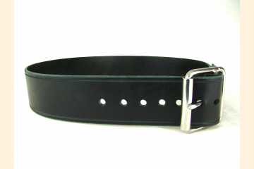 Black Leather Belt, 1 1/2 inch wide, Belt for Men for Business Suit, 30th Birthday Gift for Man,