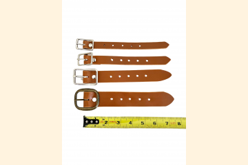 Buckle Strap Extenders, Light Brown Leather, Various Widths, for tight Kilt and Renaissance Festival Gear,