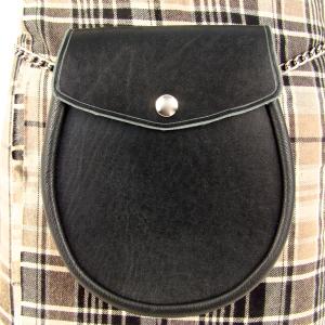 Sporran Leather Sporran Black Sporran Basic Sporran