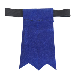 Purple Suede Garter Flashes for Kilt Hose