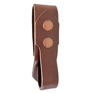 Festival Ready Tankard Strap, Dark Brown Leather and Antique Copper Snaps