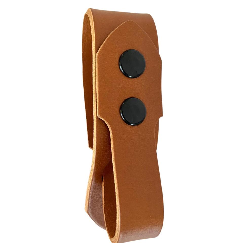 Festival Ready Leather Tankard Strap, Light Brown Leather