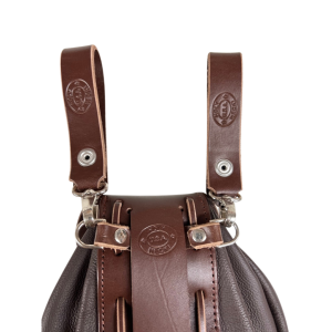 Sporran Hangers, Suspenders for Sporrans, Black Leather