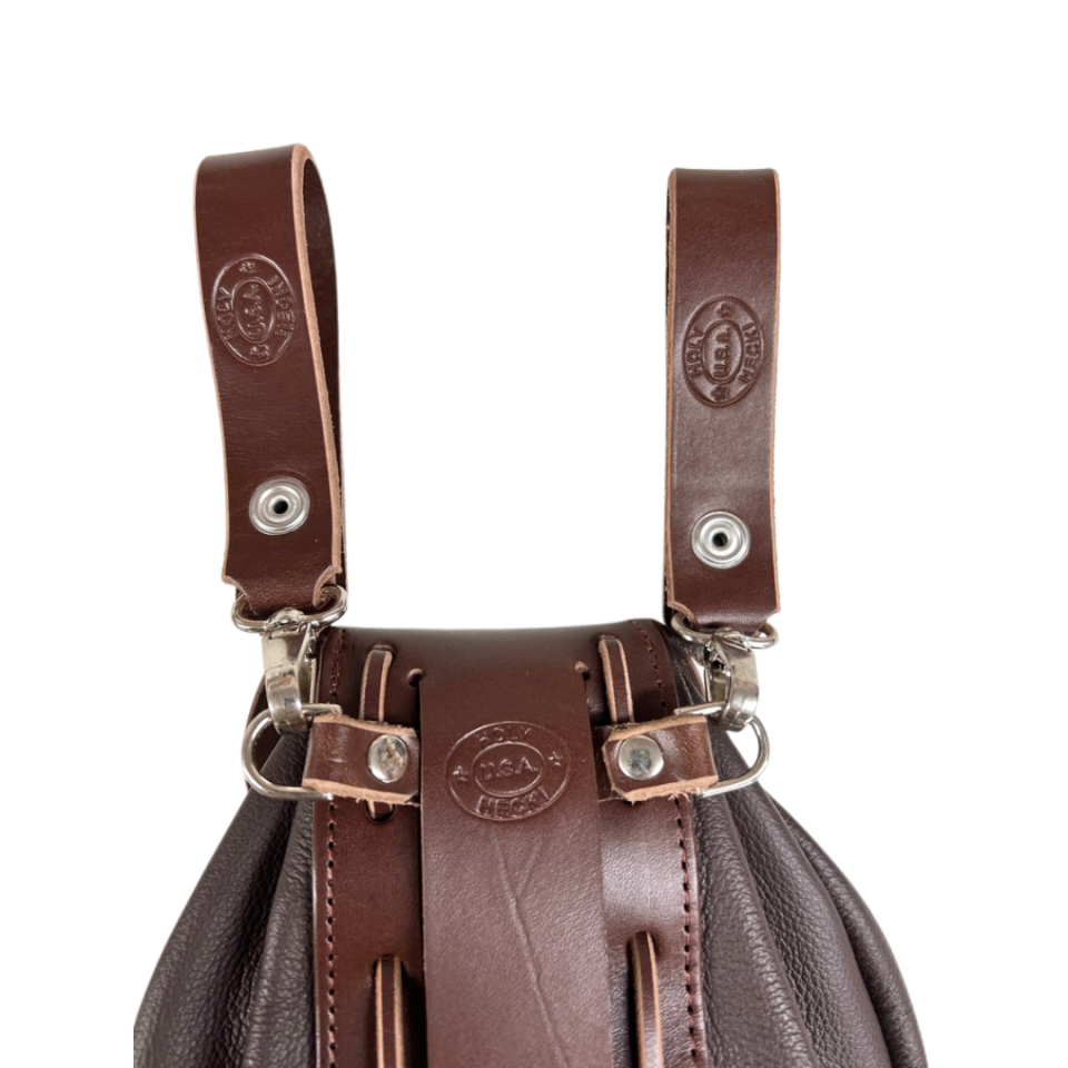 Sporran Hangers, Suspenders for Sporrans, Black Leather