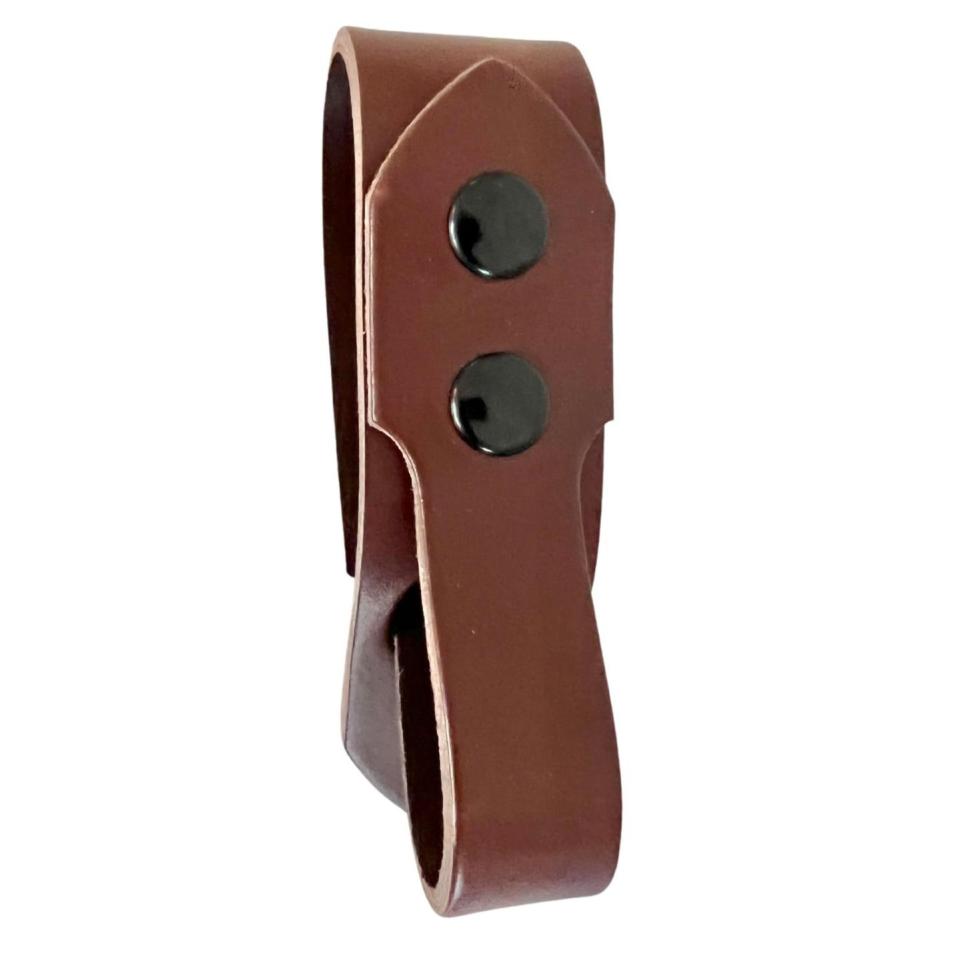 Festival Ready Tankard Strap, Dark Brown Leather