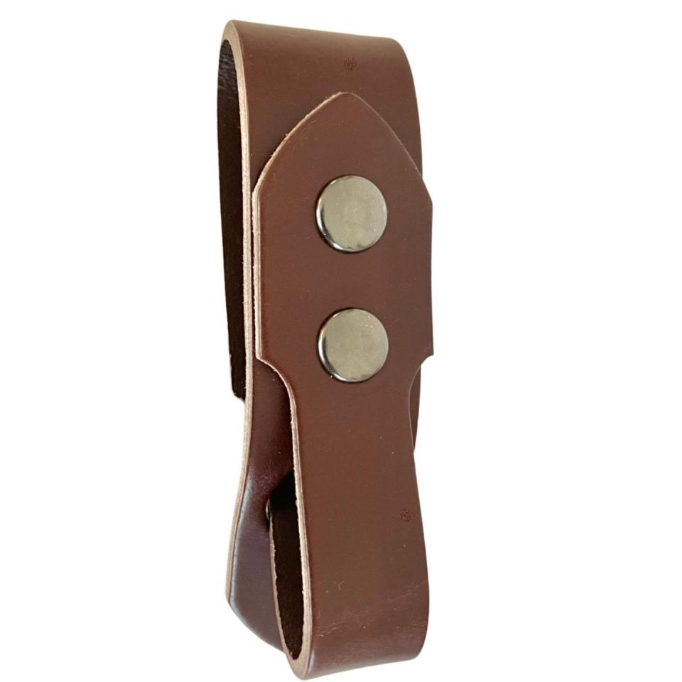 Festival Ready Tankard Strap, Dark Brown Leather